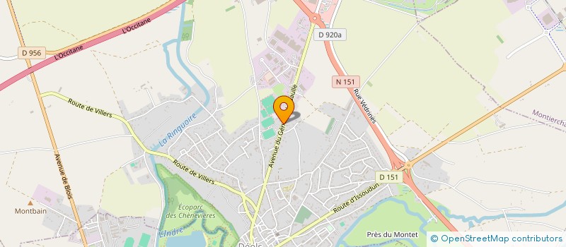 localisation de l'entreprise TRANSPORTS J PATRY à DEOLS