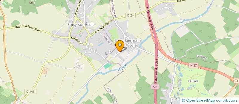 localisation de l'entreprise TRANSPORTS JACQUES  SAINT-GERMAIN-SUR-ECOLE