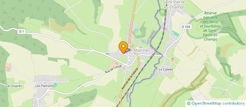 localisation de l'entreprise TRANSPORTS JACQUES CULASSO  NEUF-MARCHE