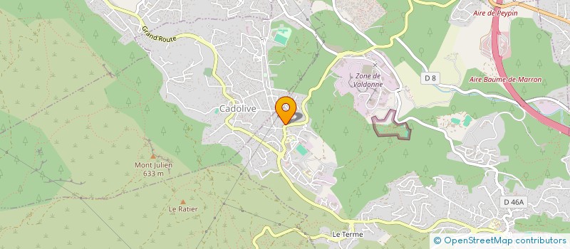 localisation de l'entreprise TRANSPORTS JACQUES INGRASSI  PEYPIN