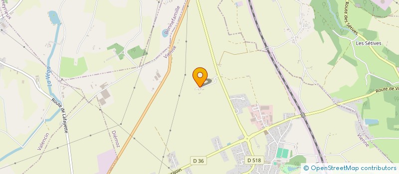 localisation de l'entreprise TRANSPORTS JAL TP  DIEMOZ