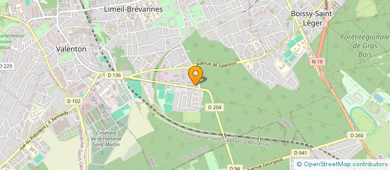localisation de l'entreprise TRANSPORTS JAMAL à LIMEIL-BREVANNES