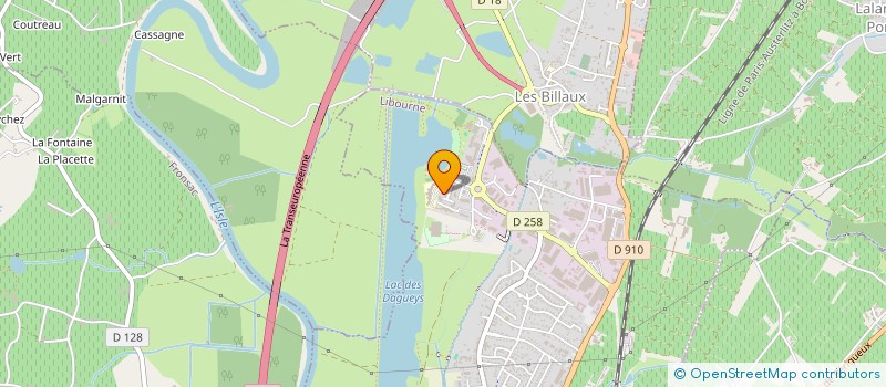 localisation de l'entreprise TRANSPORTS JC CONTE  LIBOURNE