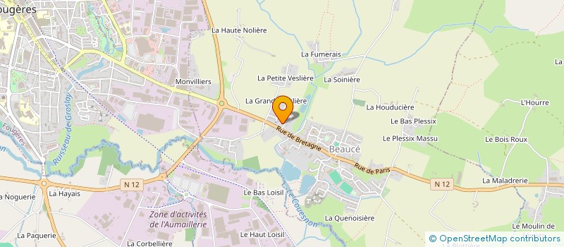 localisation de l'entreprise TRANSPORTS JEAN BEAUCE à BEAUCE