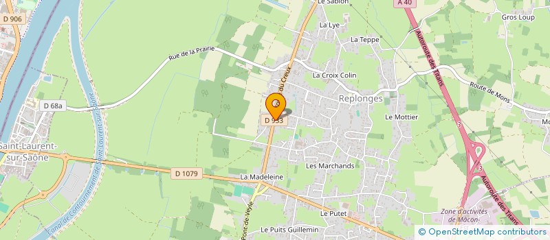 localisation de l'entreprise TRANSPORTS JEAN CARRE à REPLONGES