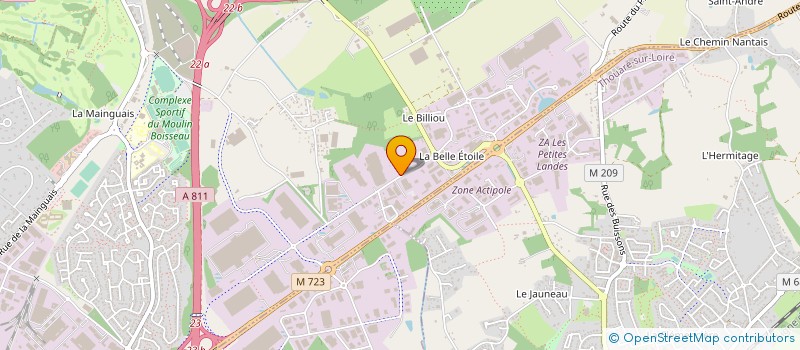 localisation de l'entreprise TRANSPORTS JEAN DEVAY à CARQUEFOU