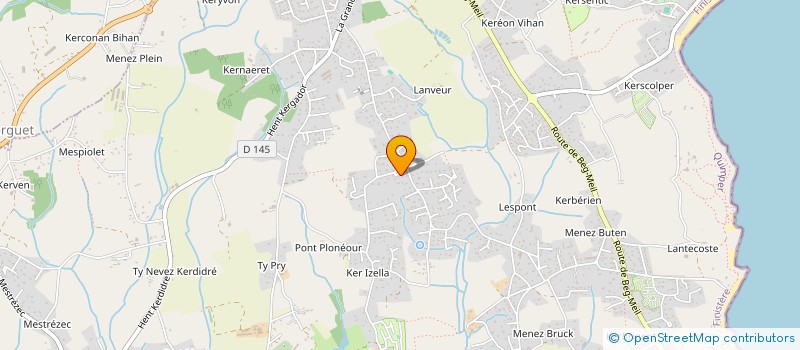 localisation de l'entreprise TRANSPORTS JEAN-FRANCOIS LEAL  FOUESNANT