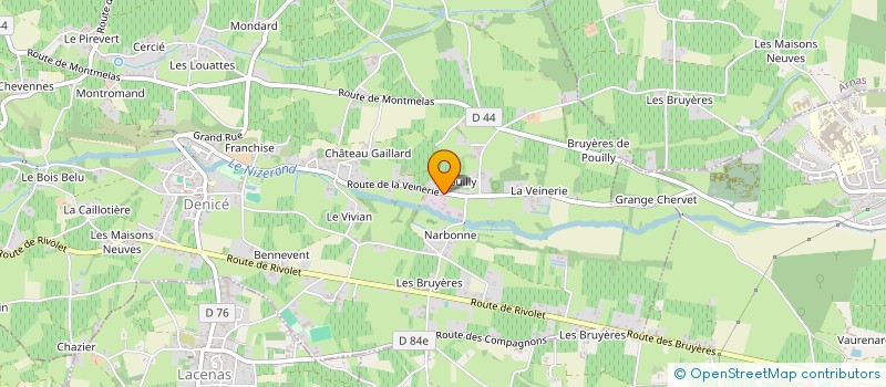 localisation de l'entreprise TRANSPORTS JEAN-FRANCOIS ROBIN à DENICE