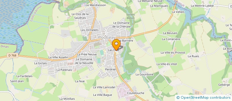 localisation de l'entreprise TRANSPORTS JEAN HERY ET FILS à BEAUSSAIS-SUR-MER