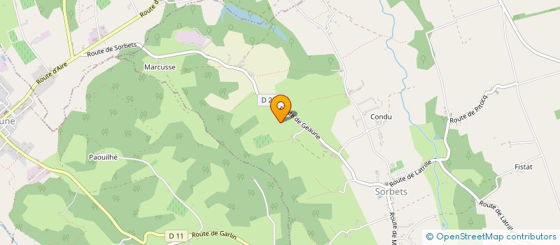 localisation de l'entreprise TRANSPORTS JEAN JACQUES DESCAZEAUX  SAINT-LOUBOUER