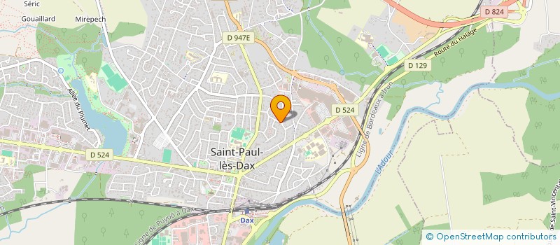 localisation de l'entreprise TRANSPORTS JEAN LAUSSUY ET FILS à BAYONNE