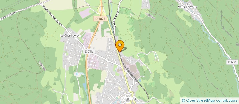 localisation de l'entreprise TRANSPORTS JEAN NOEL DAUDEL  LAGNIEU