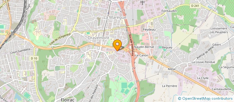 localisation de l'entreprise TRANSPORTS JEAN PAUL SEBASTIEN à FLOIRAC