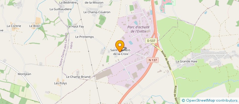 localisation de l'entreprise TRANSPORTS JEAN-PIERRE LANDAIS à HERIC