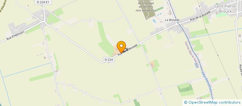 localisation de l'entreprise TRANSPORTS JEAN VASSEUR à SAINTE-MARIE-KERQUE