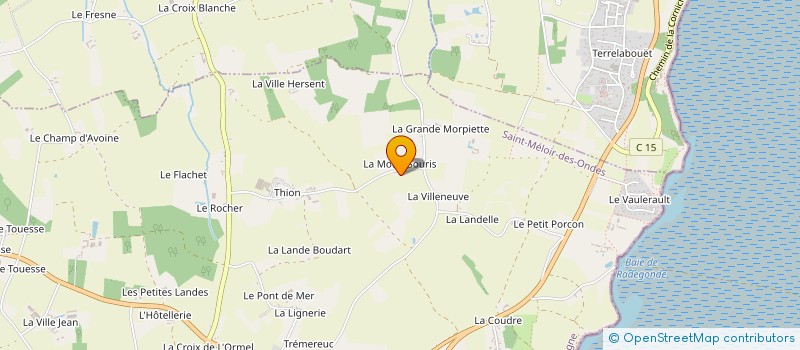 localisation de l'entreprise TRANSPORTS JEROME SOLIGNAC à SAINT-MELOIR-DES-ONDES