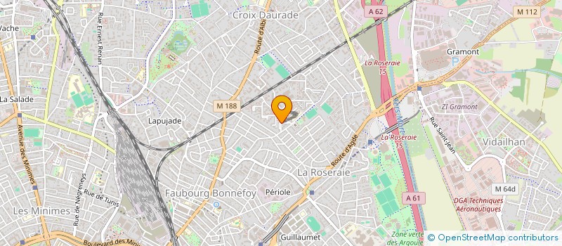 localisation de l'entreprise TRANSPORTS JFS à TOULOUSE