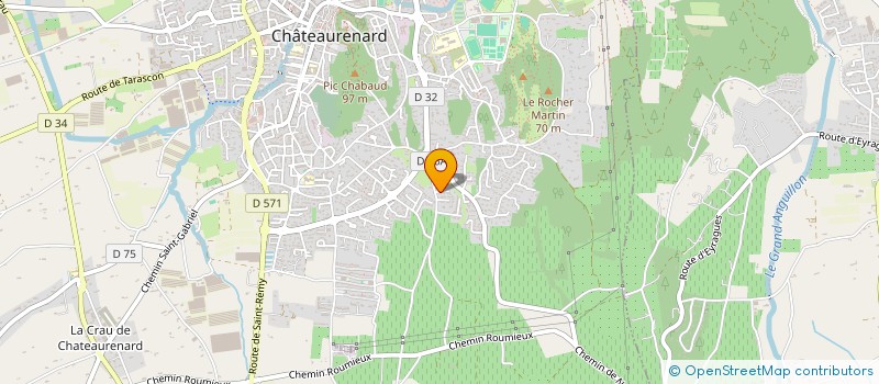 localisation de l'entreprise TRANSPORTS JLM  CHATEAURENARD