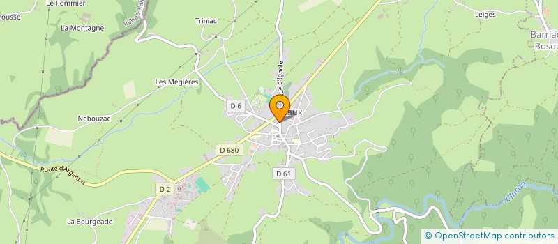 localisation de l'entreprise TRANSPORTS JM. TOULZE à PLEAUX