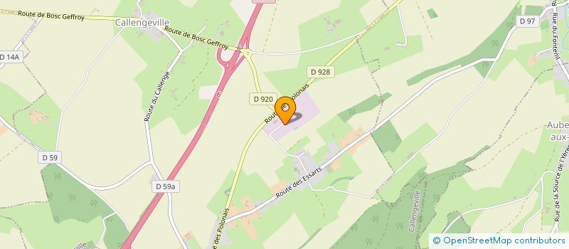 localisation de l'entreprise TRANSPORTS JMS à CALLENGEVILLE