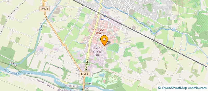 localisation de l'entreprise TRANSPORTS JMV à PERTUIS