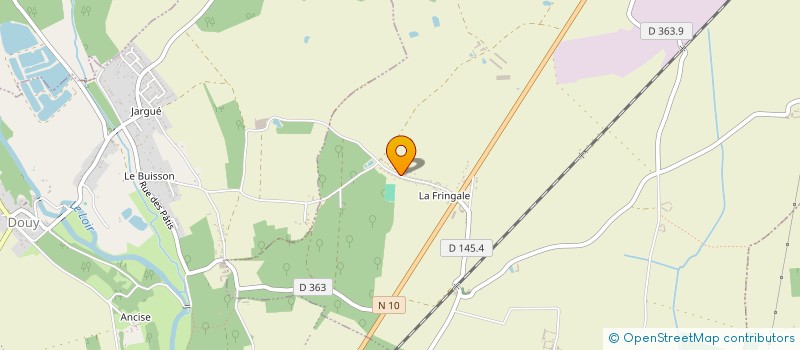 localisation de l'entreprise TRANSPORTS JOUANNEAU GOUIN à LA CHAPELLE-DU-NOYER