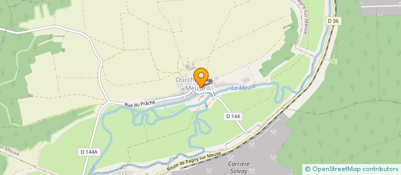 localisation de l'entreprise TRANSPORTS JOURDAIN à OURCHES-SUR-MEUSE