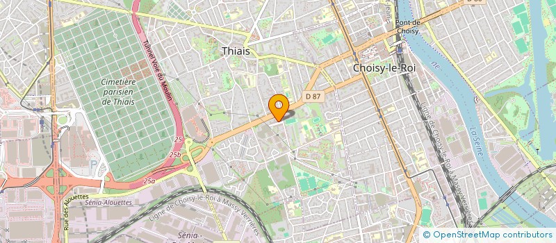 localisation de l'entreprise TRANSPORTS JULIANA à THIAIS