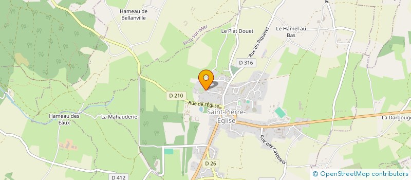 localisation de l'entreprise TRANSPORTS JUMELIN ET FILS  SAINT-PIERRE-EGLISE