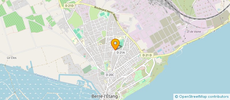 localisation de l'entreprise TRANSPORTS JVL  BERRE-L'ETANG