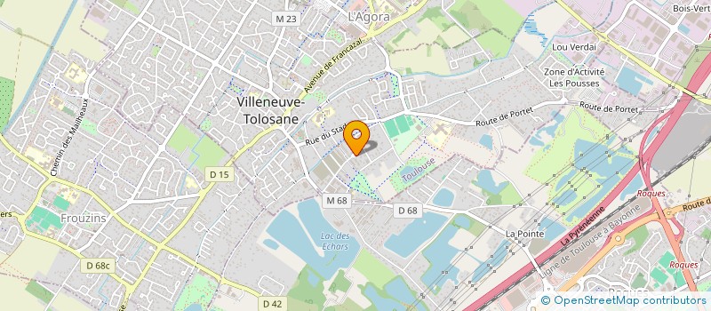 localisation de l'entreprise TRANSPORTS KABOUS à VILLENEUVE-TOLOSANE