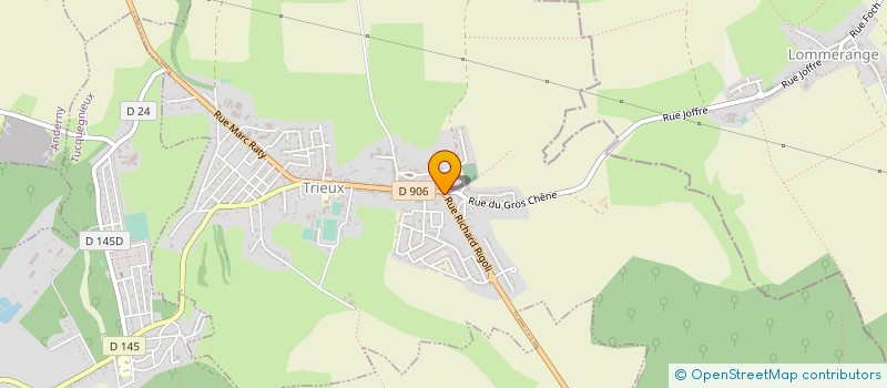 localisation de l'entreprise TRANSPORTS KEMPF  TRIEUX