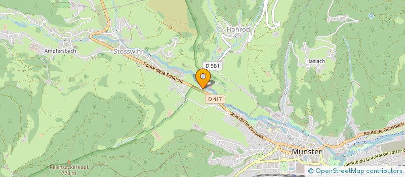 localisation de l'entreprise TRANSPORTS KEMPF MARTIN ET FILS  STOSSWIHR