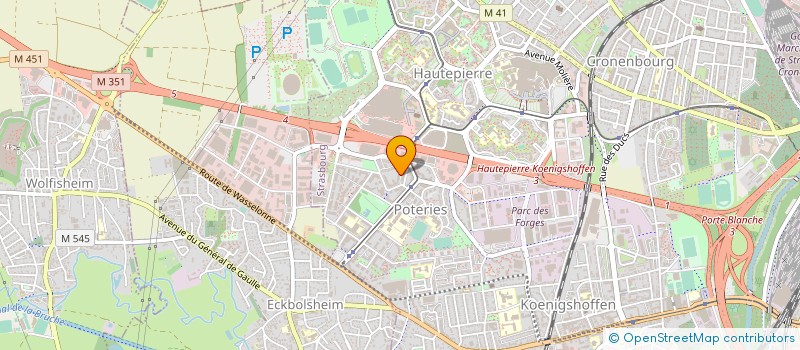 localisation de l'entreprise TRANSPORTS KIROUANE à STRASBOURG