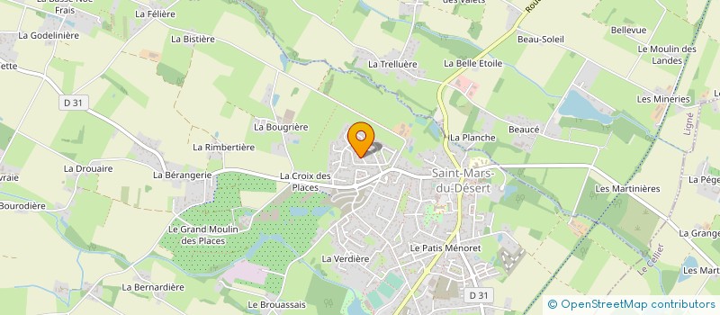 localisation de l'entreprise TRANSPORTS KL EXPRESS  SAINT-MARS-DU-DESERT