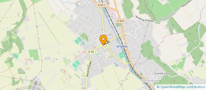 localisation de l'entreprise TRANSPORTS KLEBER JAMES  GRISOLLES