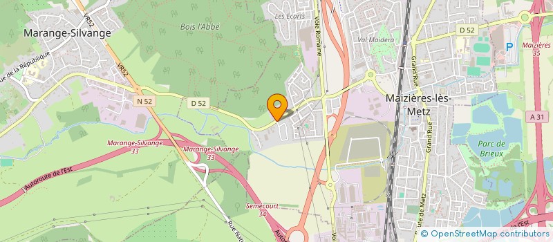 localisation de l'entreprise TRANSPORTS KLINGLER KIPPER à MAIZIERES-LES-METZ