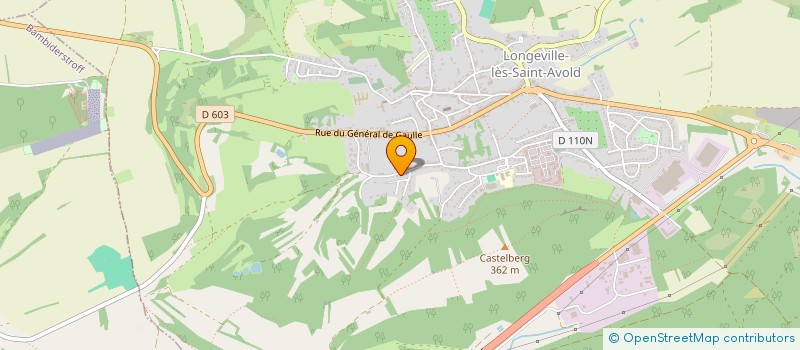 localisation de l'entreprise TRANSPORTS KOCH à LONGEVILLE-LES-SAINT-AVOLD