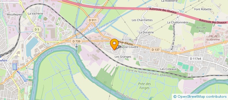 localisation de l'entreprise TRANSPORTS L'CARBUR  TONNAY-CHARENTE