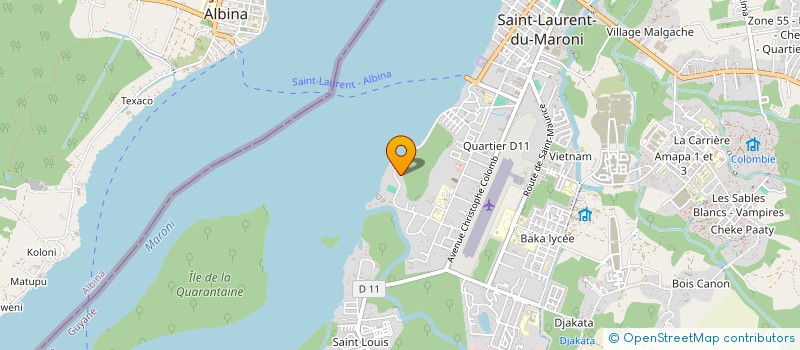 localisation de l'entreprise TRANSPORTS L.SABAYO à SAINT-LAURENT-DU-MARONI