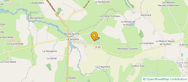 localisation de l'entreprise TRANSPORTS L. TAROT à SAINT-BERTHEVIN-LA-TANNIERE