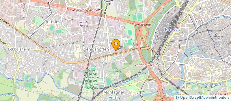 localisation de l'entreprise TRANSPORTS L2M à STRASBOURG