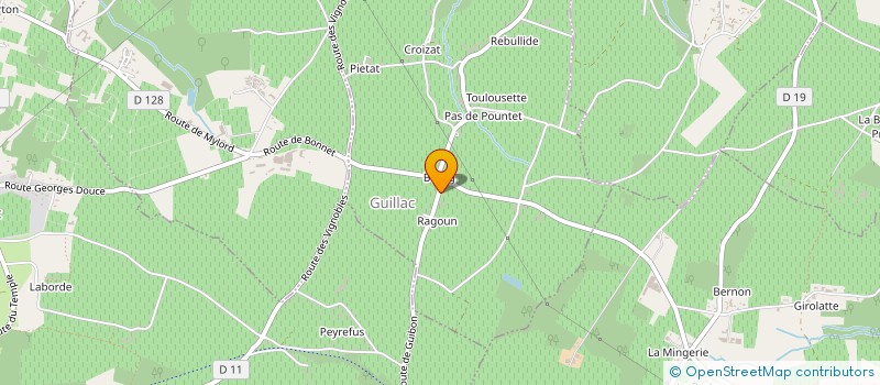 localisation de l'entreprise TRANSPORTS LAFAYE  CAMIAC-ET-SAINT-DENIS