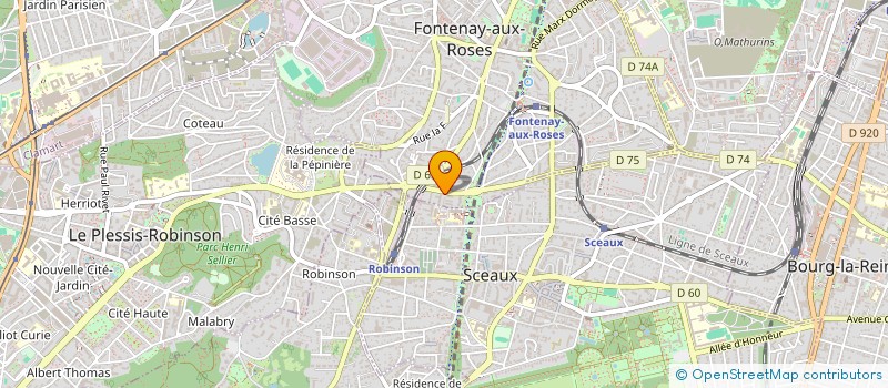 localisation de l'entreprise TRANSPORTS LAHMER à FONTENAY-AUX-ROSES