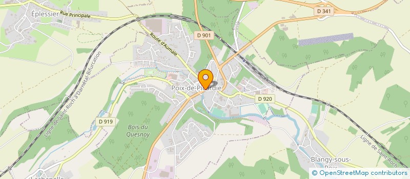 localisation de l'entreprise TRANSPORTS LALLOT PASCAL  POIX-DE-PICARDIE