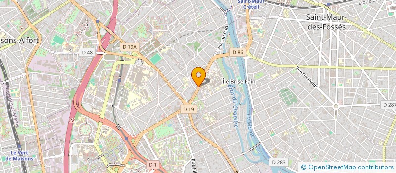localisation de l'entreprise TRANSPORTS LAMAZIERE ILE DE FRANCE à CRETEIL