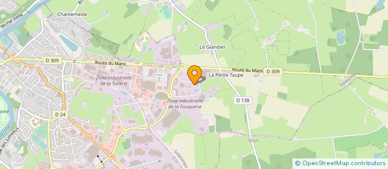 localisation de l'entreprise TRANSPORTS LANDEAU à SOLESMES