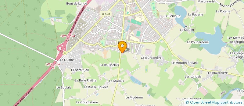 localisation de l'entreprise TRANSPORTS LANOE à LIFFRE