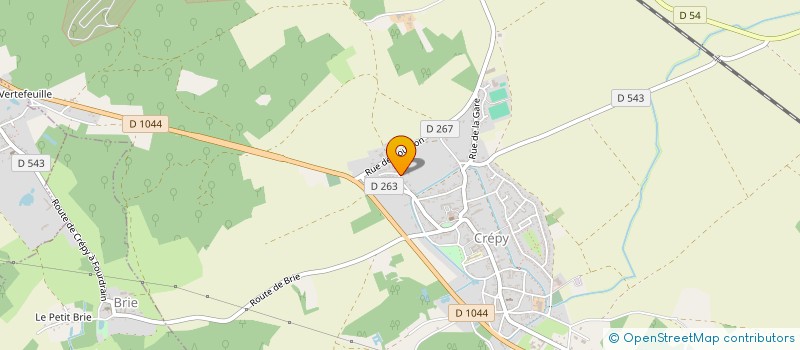 localisation de l'entreprise TRANSPORTS LAONNOIS à CREPY