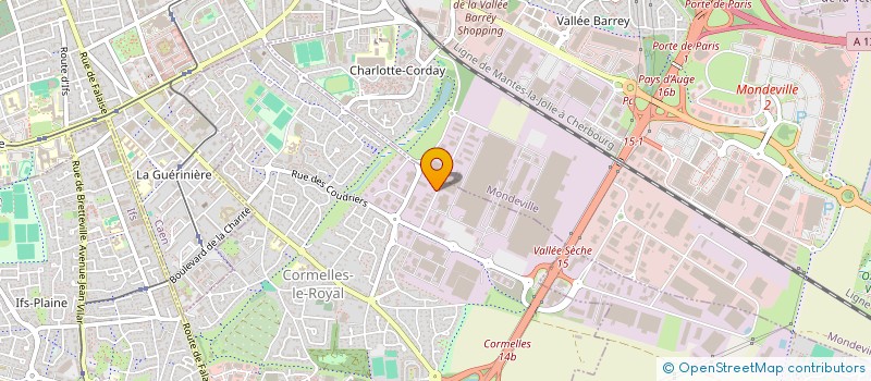 localisation de l'entreprise TRANSPORTS LARBRE à CORMELLES-LE-ROYAL